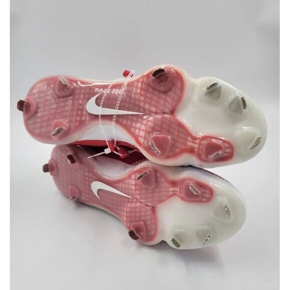 Mike Trout 7 Nike Force Zoom Baseball Cleats Size 14 Red White CI3134-602 - Picture 6 of 10